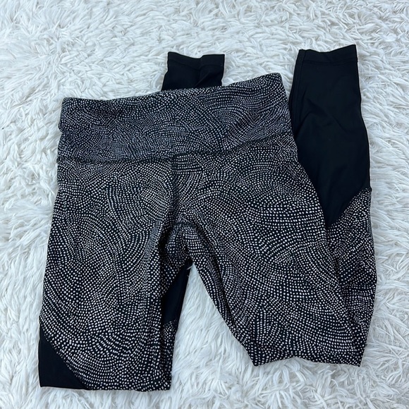 Lululemon Speed Wunder Tight *Asym Free Spirit Ice Grey Black / Black - Picture 1 of 6